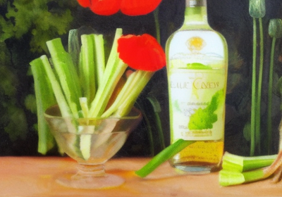 2323830923_a_stalk_of_celery_and_a_bottle_of_brandy_in_a_garden_of_poppies