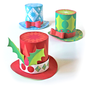 festive-hats-white-xmas